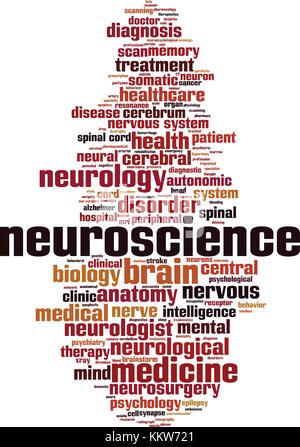 Neuroscience word cloud concept. Vector illustration Stock Vector Image ...