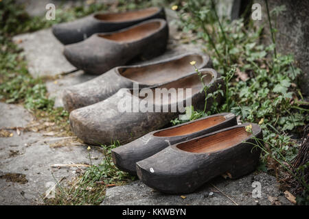 Handmade on sale wooden clogs