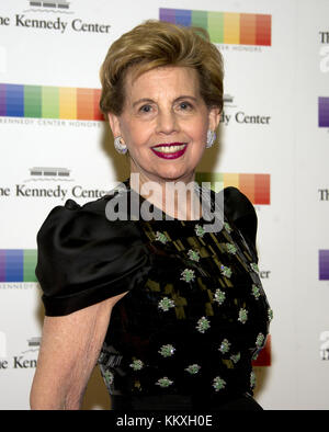 December 2, 2017 - Washington, District of Columbia, United States of America - Adrienne Arsht arrives for the formal Artist's Dinner honoring the recipients of the 40th Annual Kennedy Center Honors hosted by United States Secretary of State Rex Tillerson at the US Department of State in Washington, DC on Saturday, December 2, 2017. The 2017 honorees are: American dancer and choreographer Carmen de Lavallade; Cuban American singer-songwriter and actress Gloria Estefan; American hip hop artist and entertainment icon LL COOL J; American television writer and producer Norman Lear; and American Stock Photo