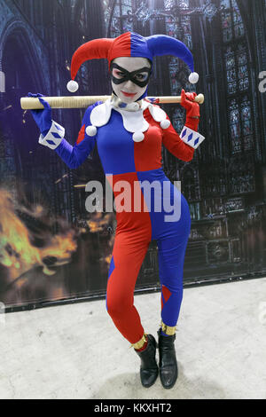 photograph of Lady Gaga portraying Harley Quinn in a | Stable Diffusion