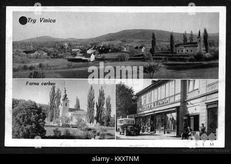 Postcard of Vinica (3) Stock Photo