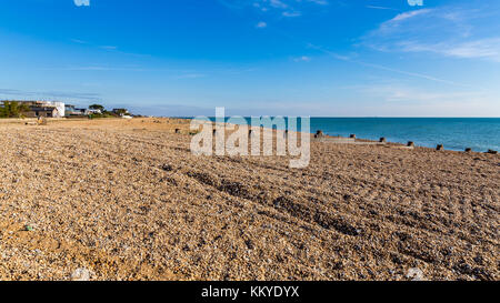 Pett Level Beach, between Hastings and Winchelsea, East Sussex, UK Stock Photo