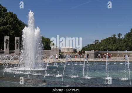 The National World War II Memorial, National Mall, Washington DC, United States. Stock Photo