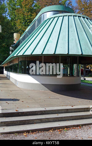 Stirling Book Pavilion at the Venice Biennale Gardens, architects Stirling and Wilford, inaugurated 1991 Stock Photo