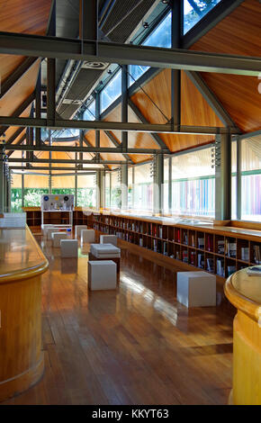 Stirling Book Pavilion at the Venice Biennale Gardens, architects Stirling and Wilford, inaugurated 1991 Stock Photo