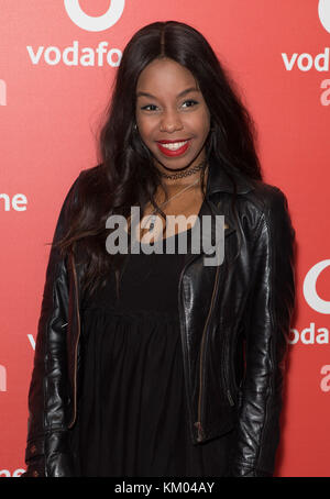 Celebs attend Star-Studded party held to celebrate the launch of new Vodafone Passes  Featuring: London Hughes Where: London, United Kingdom When: 01 Nov 2017 Credit: Phil Lewis/WENN.com Stock Photo