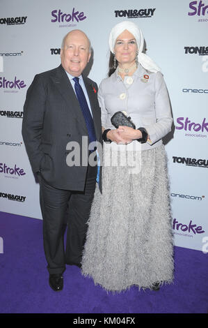 Life After Stroke Awards 2017  Featuring: Lord Julian Fellowes, Emma Joy Kitchener Where: London, United Kingdom When: 01 Nov 2017 Credit: WENN.com Stock Photo