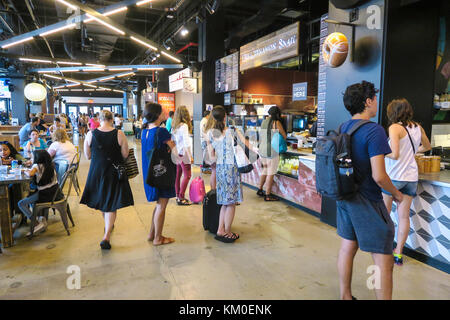 The Pennsy Food Court Penn Station NYC Stock Photo Alamy