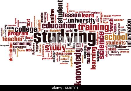 Schooling word cloud concept. Vector illustration Stock Vector Image ...