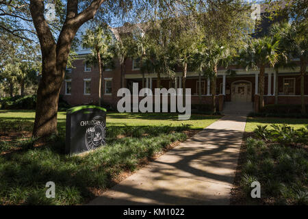 Stetson University College of Arts and Sciences, North Woodland Boulevard, DeLand, FL, United States Stock Photo