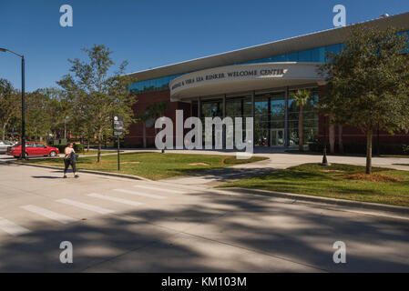 Stetson University College of Arts and Sciences, North Woodland Boulevard, DeLand, FL, United States Stock Photo