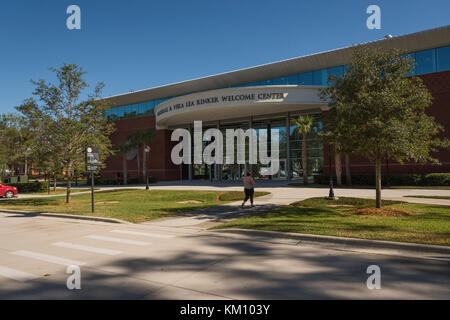 Stetson University College of Arts and Sciences, North Woodland Boulevard, DeLand, FL, United States Stock Photo