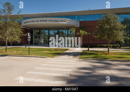 Stetson University College of Arts and Sciences, North Woodland Boulevard, DeLand, FL, United States Stock Photo