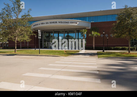 Stetson University College of Arts and Sciences, North Woodland Boulevard, DeLand, FL, United States Stock Photo