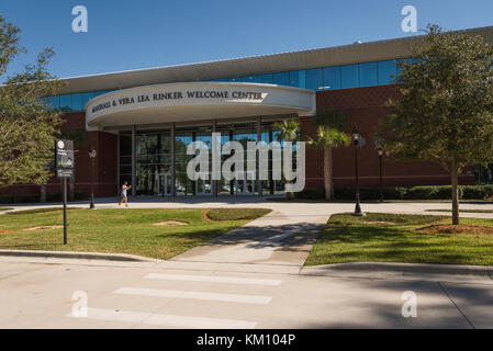 Stetson University College of Arts and Sciences, North Woodland Boulevard, DeLand, FL, United States Stock Photo