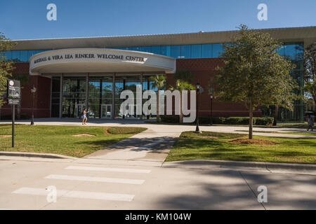 Stetson University College of Arts and Sciences, North Woodland Boulevard, DeLand, FL, United States Stock Photo