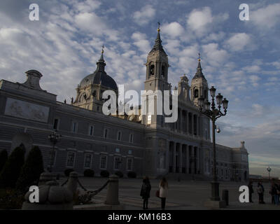 La Almudena Cathedral. Madrid, Spain. Stock Photo