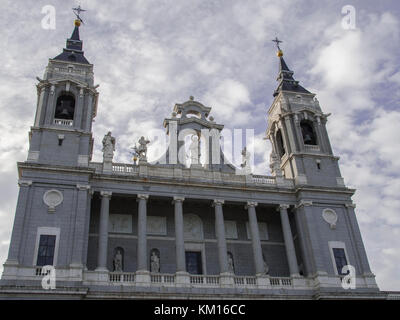 La Almudena Cathedral. Madrid, Spain. Stock Photo