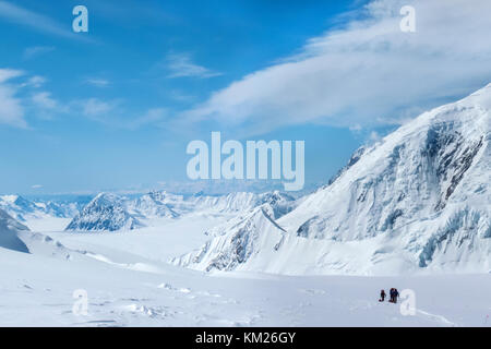 Climbing expedition on Mount McKinley, 6194m, Denali National Park ...