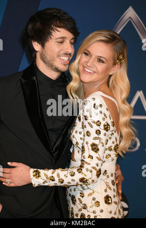 Nashville, TN, USA. 8th Nov, 2017. 02 December 2017 - Kelsea Ballerini walked down the aisle and wed her fiancÅ½, Morgan Evans, in a ceremony at the Esperanza Resort in Cabo San Lucas, Mexico. The two started dating in March 2016 and got engaged on Christmas 2016. File Photo: 08 November 2017 - Nashville, Tennessee - Morgan Evans, Kelsea Ballerini. 51st Annual CMA Awards, Country Music's Biggest Night, held at Music City Center. Photo Credit: Laura Farr/AdMedia Credit: Laura Farr/AdMedia/ZUMA Wire/Alamy Live News Stock Photo