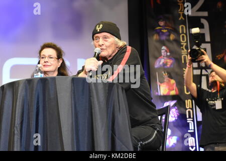 Queens, NY. Rutger Hauer, Sean Young reunite for the 30th anniversary. @ Veronica Bruno / 17�Թ����� Stock Photo