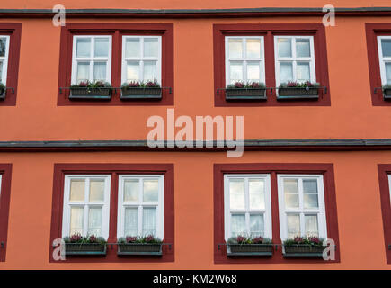 Detail image of building fasade with windows Stock Photo