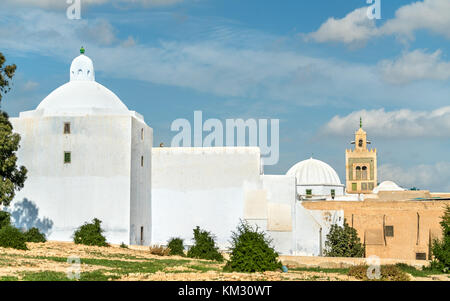 Barbier Mosque or Sidi Sahab Mausoleum in Kairouan, Tunisia Stock Photo