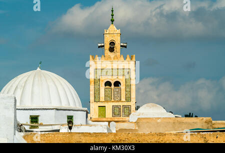 Barbier Mosque or Sidi Sahab Mausoleum in Kairouan, Tunisia Stock Photo