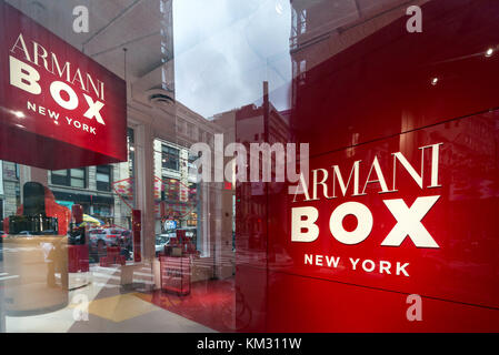 The Armani Box store in SoHo, New York City, a holiday pop-up Stock Photo -  Alamy