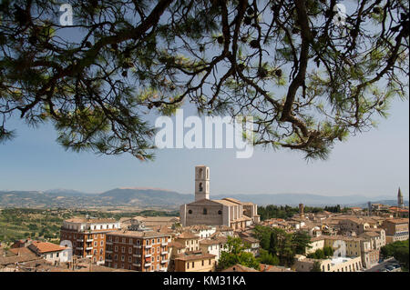 Gothic Basilica di San Domenico (Basilica of Saint Dominic) in Perugia, Umbria, Italy. 30 August 2017 © Wojciech Strozyk / Alamy Stock Photo Stock Photo