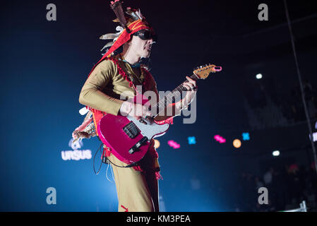 CLUJ NAPOCA, ROMANIA - NOVEMBER 19, 2017: Incognito cover band performing a live concert on the stage during We Love Retro 2017 Music Festival Stock Photo