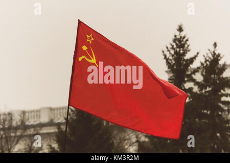 flag, soviet union, torn, old, sign, signal, optional, flag, soviet ...