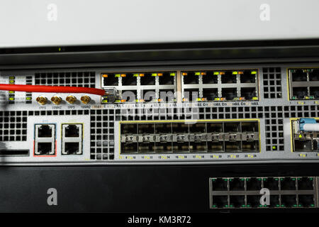 towers in data center Stock Photo