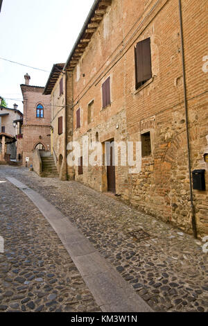 Medieval village of Savignano sul Panaro, Emilia Romagna, Italy Stock Photo
