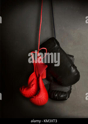 Karate and boxing  Gloves Stock Photo