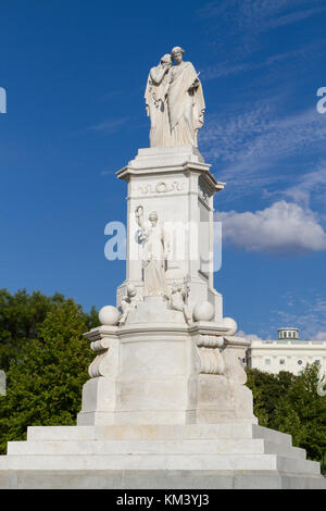 The Peace Monument, (also Naval Monument or Civil War Sailors Monument, grounds of the United States Capitol, Washington DC, United States. Stock Photo