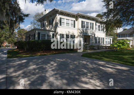 Meadows Alumni House Stetson University DeLand, Florida USA Stock Photo