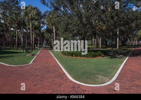 Grounds of Stetson University DeLand, Florida USA Stock Photo