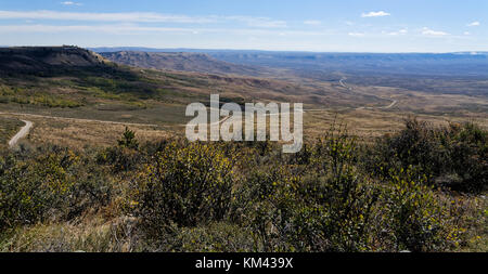 Fossil Butte National Monument near Diamondville, Wyoming Stock Photo