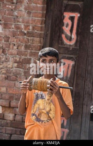 The kite runner, Kathmandu, Nepal Stock Photo