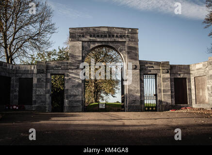 Kirkintilloch war memorial Stock Photo