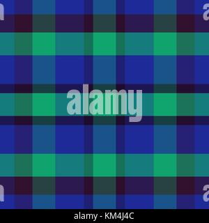 abstract vector tartan seamless - blue and violet Stock Vector
