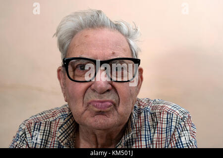 Elderly man with type 2 diabetes Stock Photo