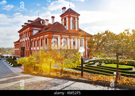 baroque Troja castle and gardens, Troja district, Prague, Czech republic Stock Photo