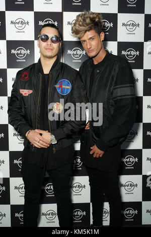 Hard Rock Cafe London, England, UK. 4th Dec 2017. FrankieLake Arrivals at Fight For Life Charity Event of Christmas festivities and entertainment for children with cancer. Credit: See Li/Alamy Live News Stock Photo