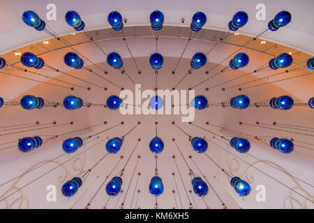 Designer lights on ceiling Stock Photo