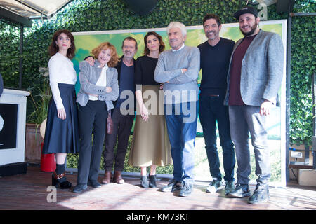 Roma, Italy. 04th Dec, 2017. Cast during Photocall of the Italian film 'Il Premio', directed by Alessandro Gassmann, at the Hotel Bernini Bristol in Rome during the Photocall of the Italian movie 'Il Premio', directed by Alessandro Gassmann, at the Hotel Bernini Bristol in Rome. Credit: Matteo Nardone/Pacific Press/Alamy Live News Stock Photo
