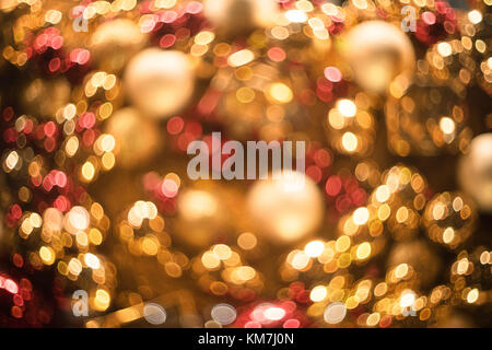 Bokeh. New Year bokeh background. Abstract background with colorful bokeh. Defocused lights. Background for Christmas cards. Beautiful blurred christm Stock Photo