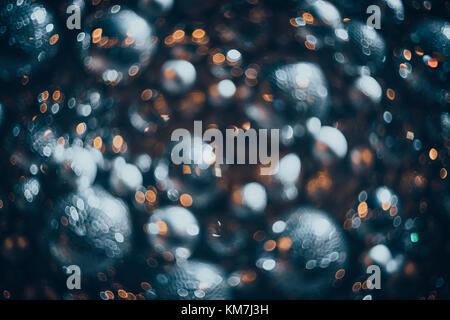 Bokeh. New Year bokeh background. Abstract background with colorful bokeh. Defocused lights. Background for Christmas cards. Beautiful blurred christm Stock Photo