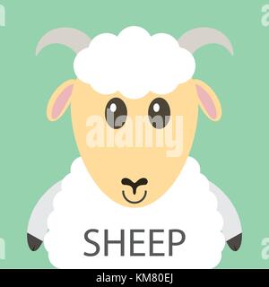 White sheep icon, cartoon style Stock Vector Image & Art - Alamy